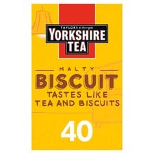 Yorkshire Tea Malty Biscuit Brew 40 Tea Bags 112G