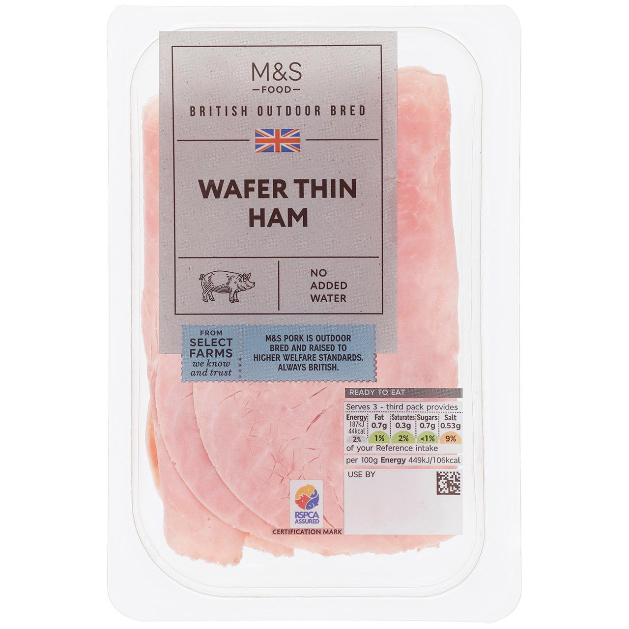 M&S British Wafer Thin Ham