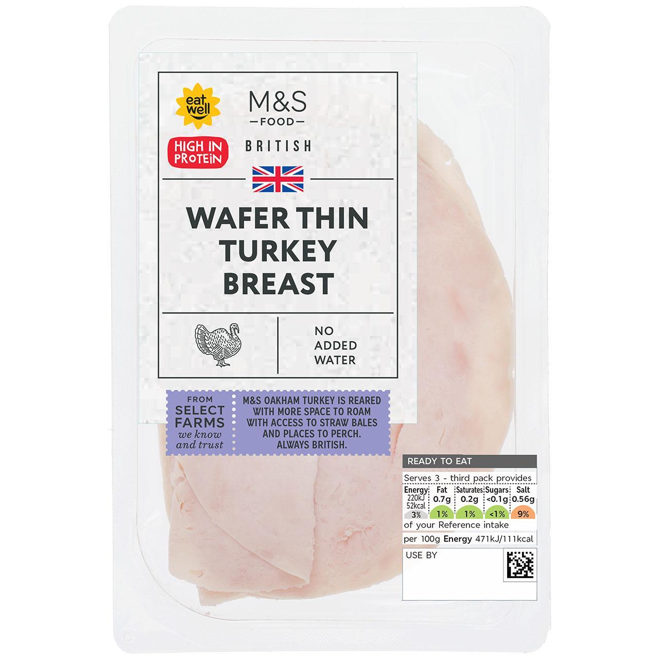 M&S British Wafer Thin Turkey Breast Slices