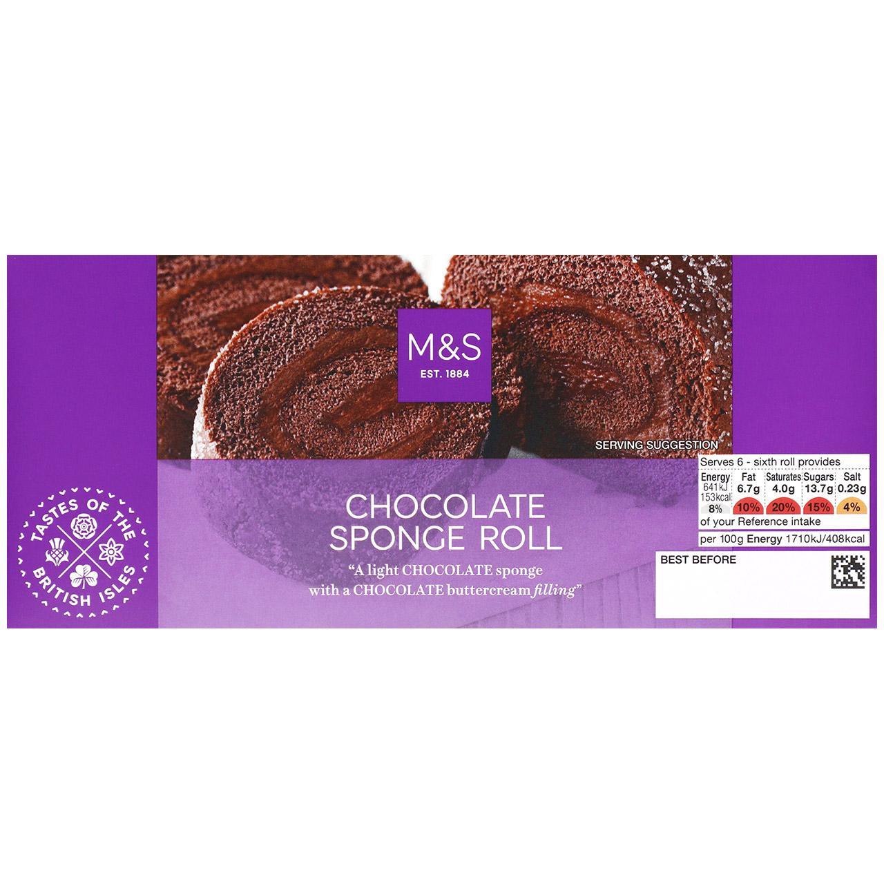 M&S Chocolate Sponge Roll