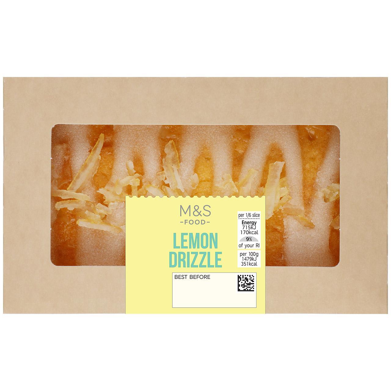 M&S Lemon Drizzle Loaf Cake