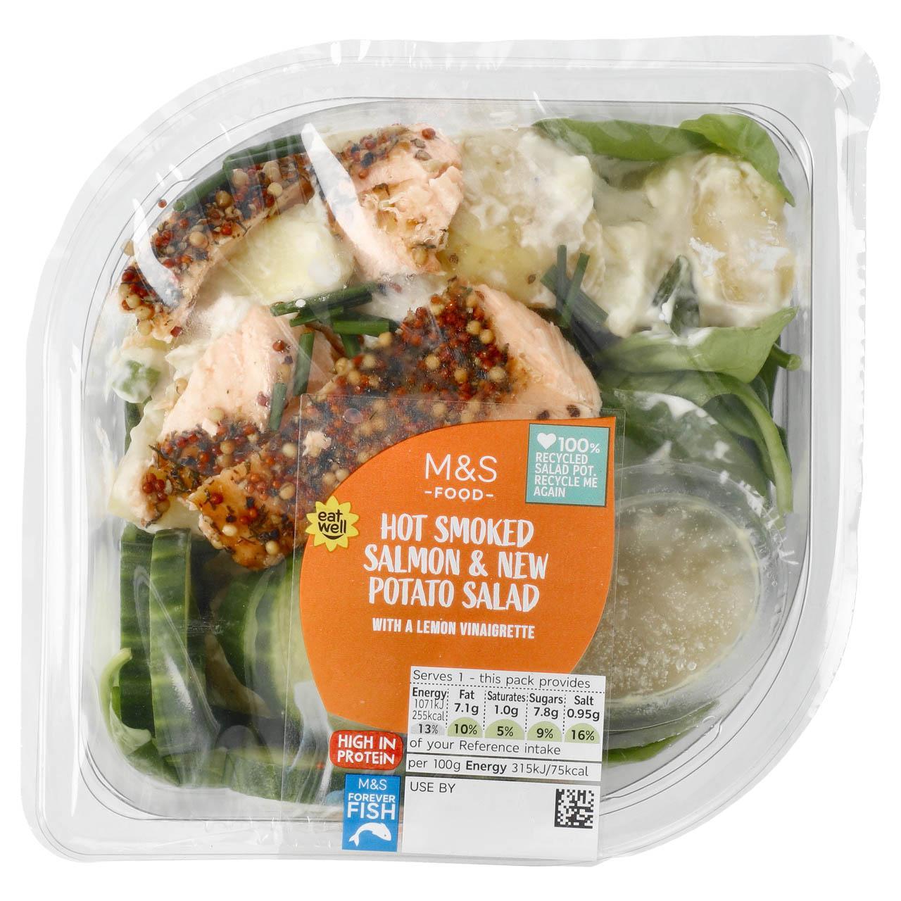 M&S Hot Smoked Salmon & New Potato Salad