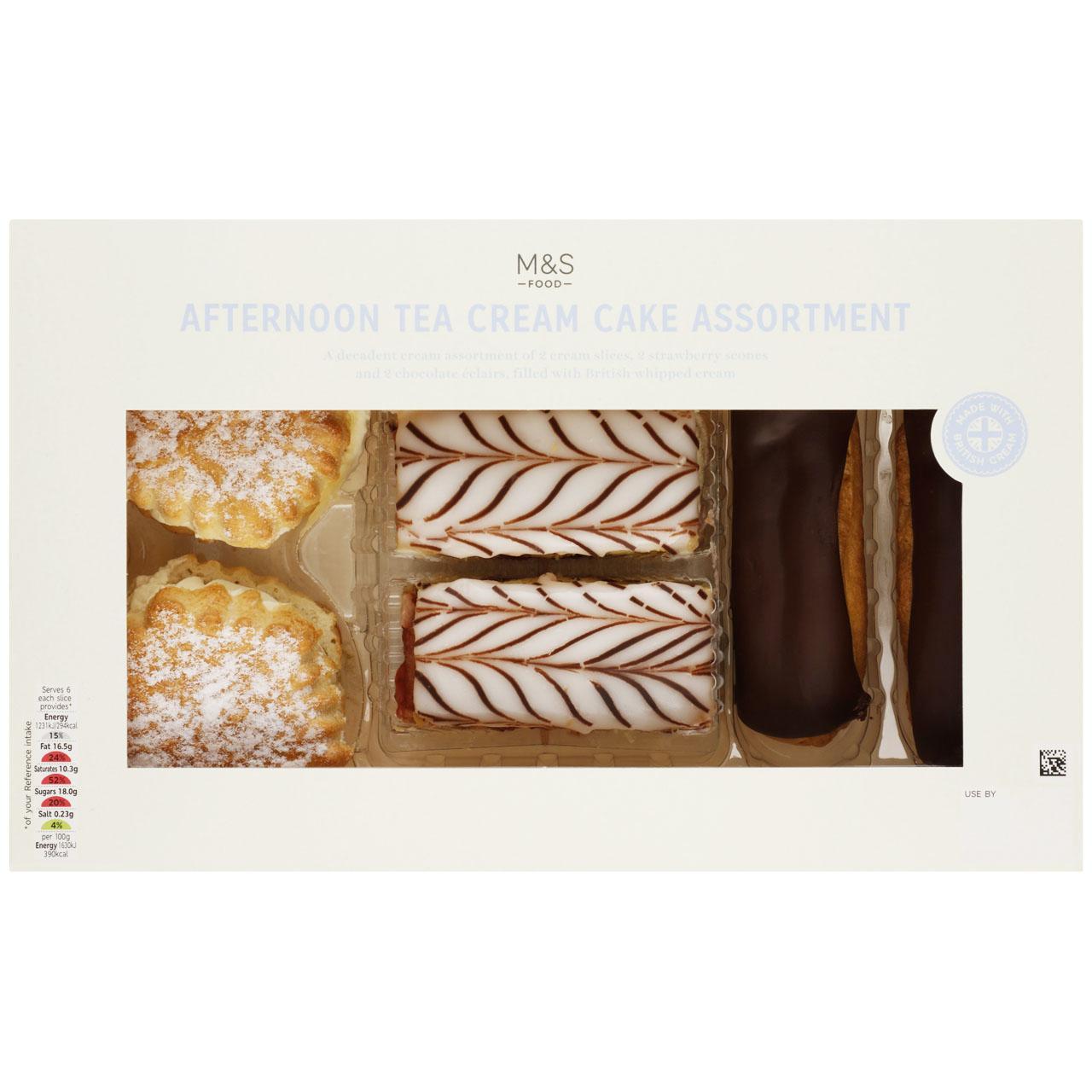 M&S Afternoon Tea Cream Cake Assortment