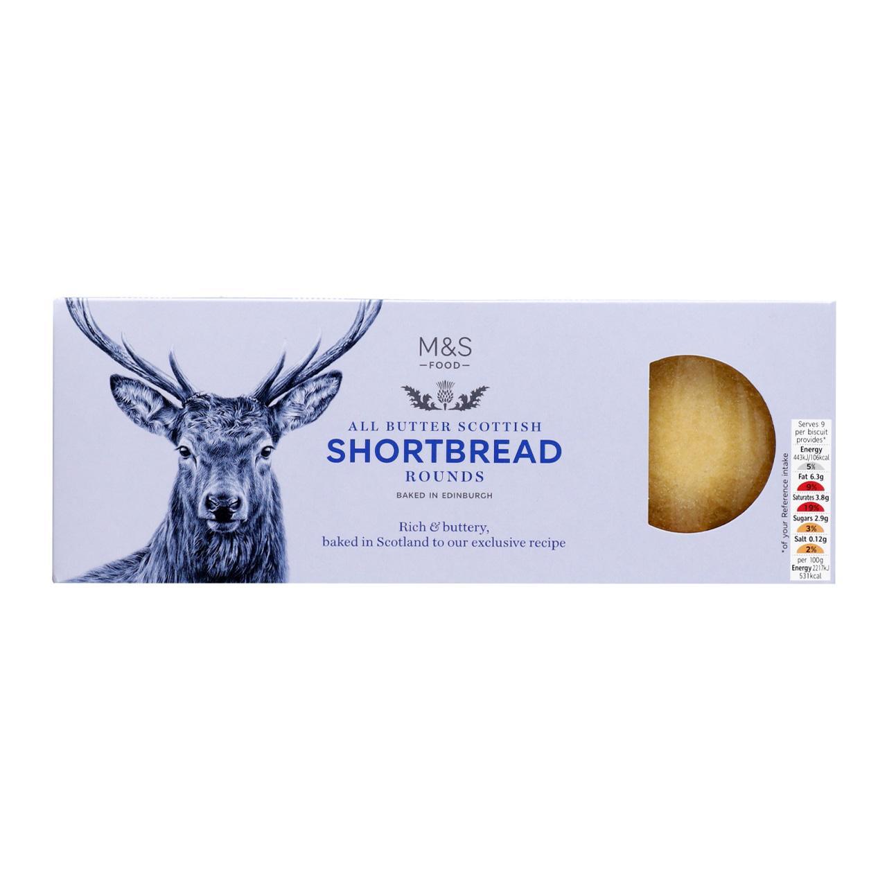 M&S Scottish All Butter Shortbread Rounds