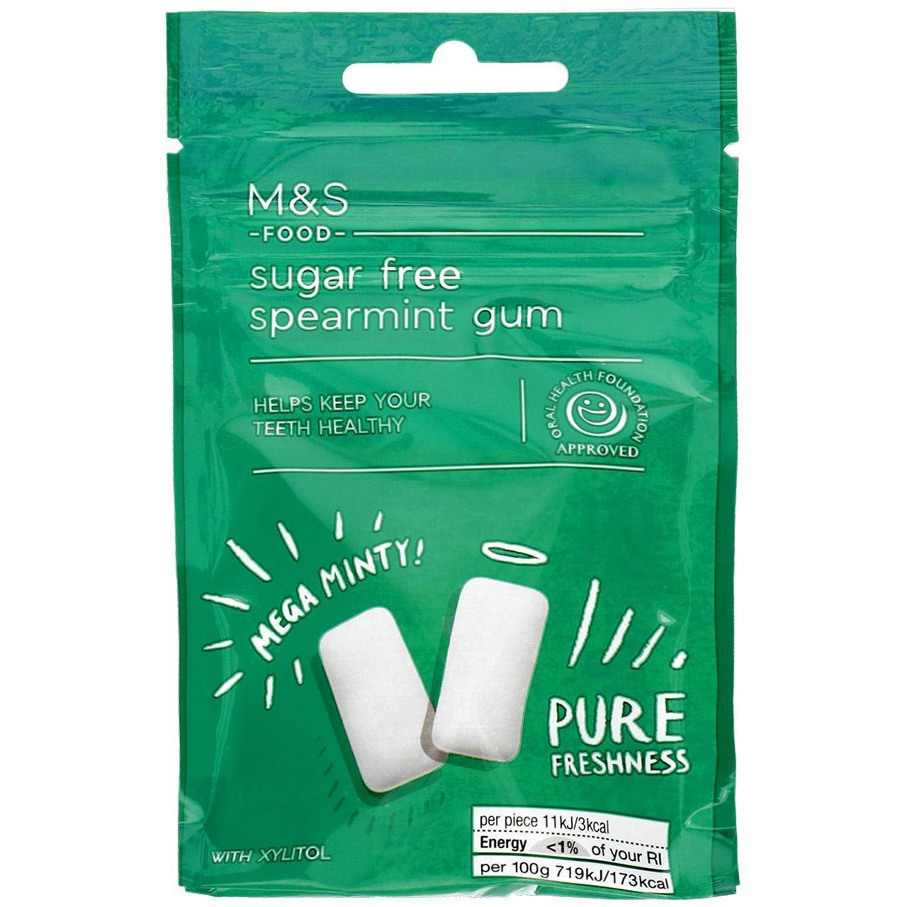 M&S Sugar Free Spearmint Gum