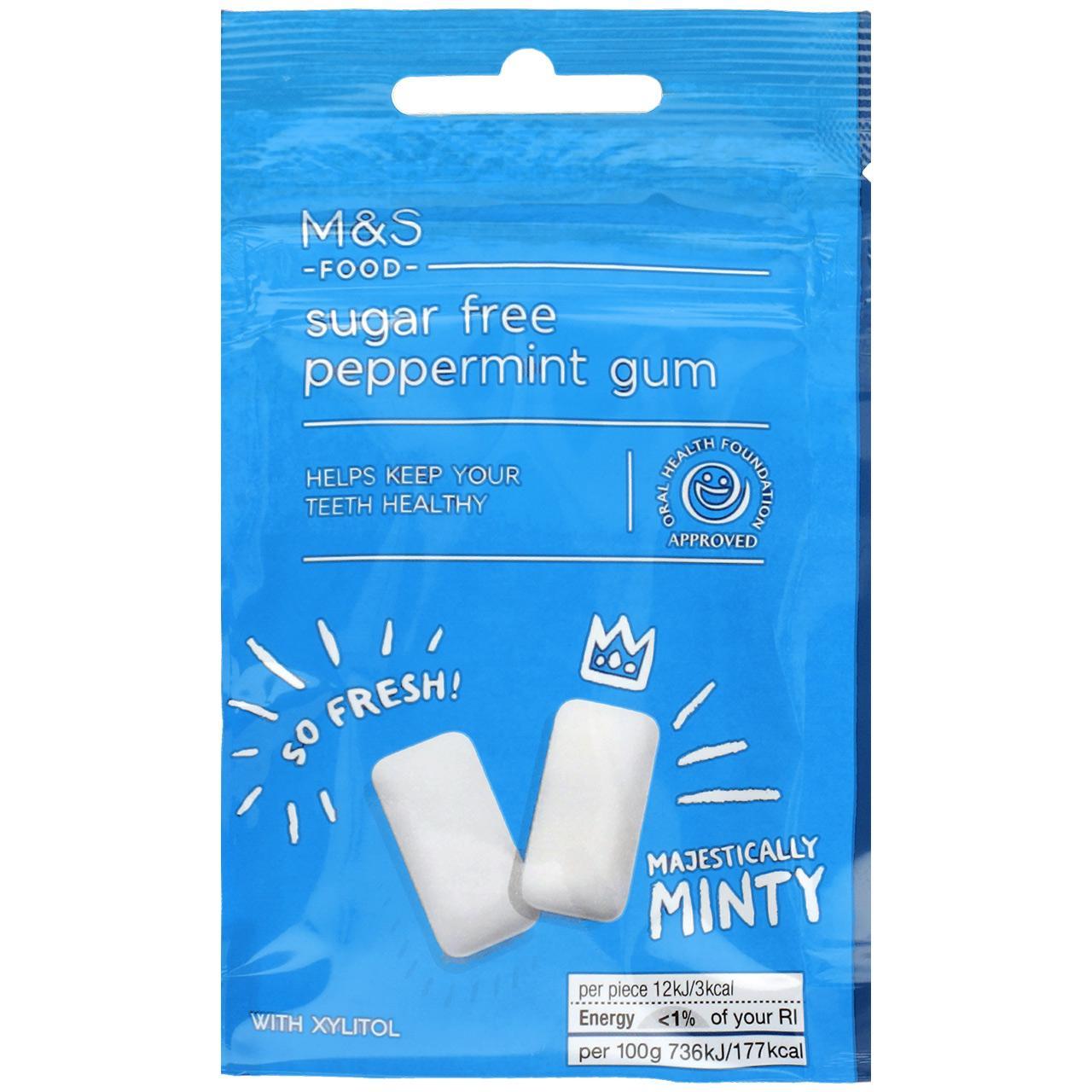 M&S Sugar Free Peppermint Gum