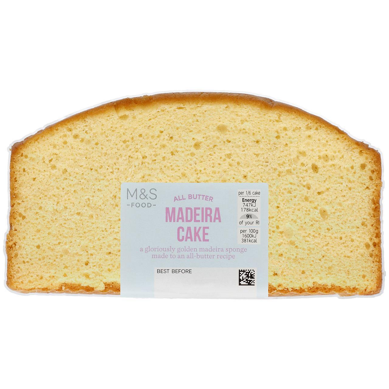 M&S Plain Madeira Cake