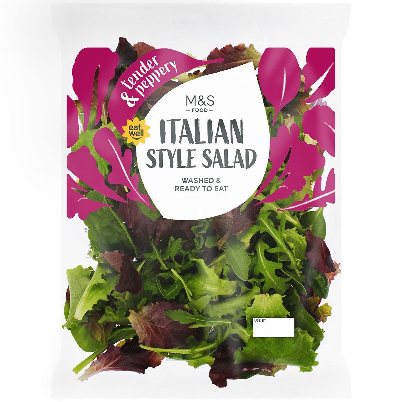 M&S Italian Style Baby Leaf Salad Washed & Ready to Eat