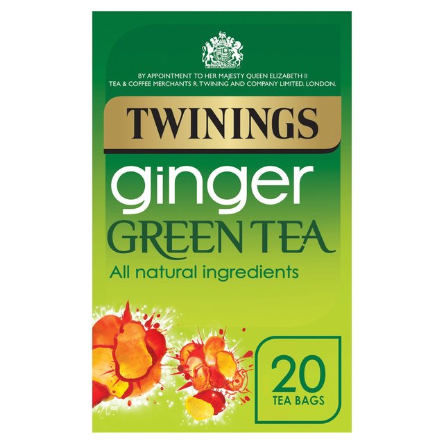 Twinings Green Tea & Ginger 20 Tea Bags  40g