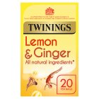 Twinings Revitalise Lemon & Ginger Herbal Tea Bags 20s 30g