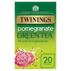 Twinings Pomegranate Single Green Tea Bags x20 40g