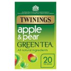 Twinings Apple & Pear Single Green Tea Bags x20 40g