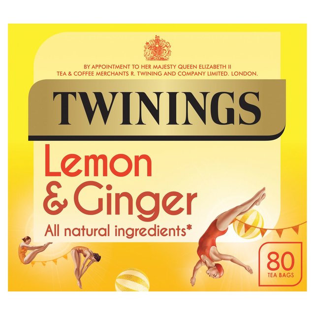 Twinings Lemon & Ginger Tea Bags 80s 120g