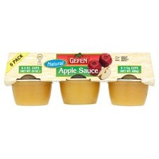 Gefen Apple Sauce Pots 6 X 113G