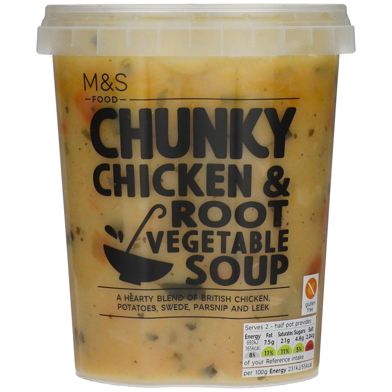 M&S Chunky Chicken & Root Vegetable Soup