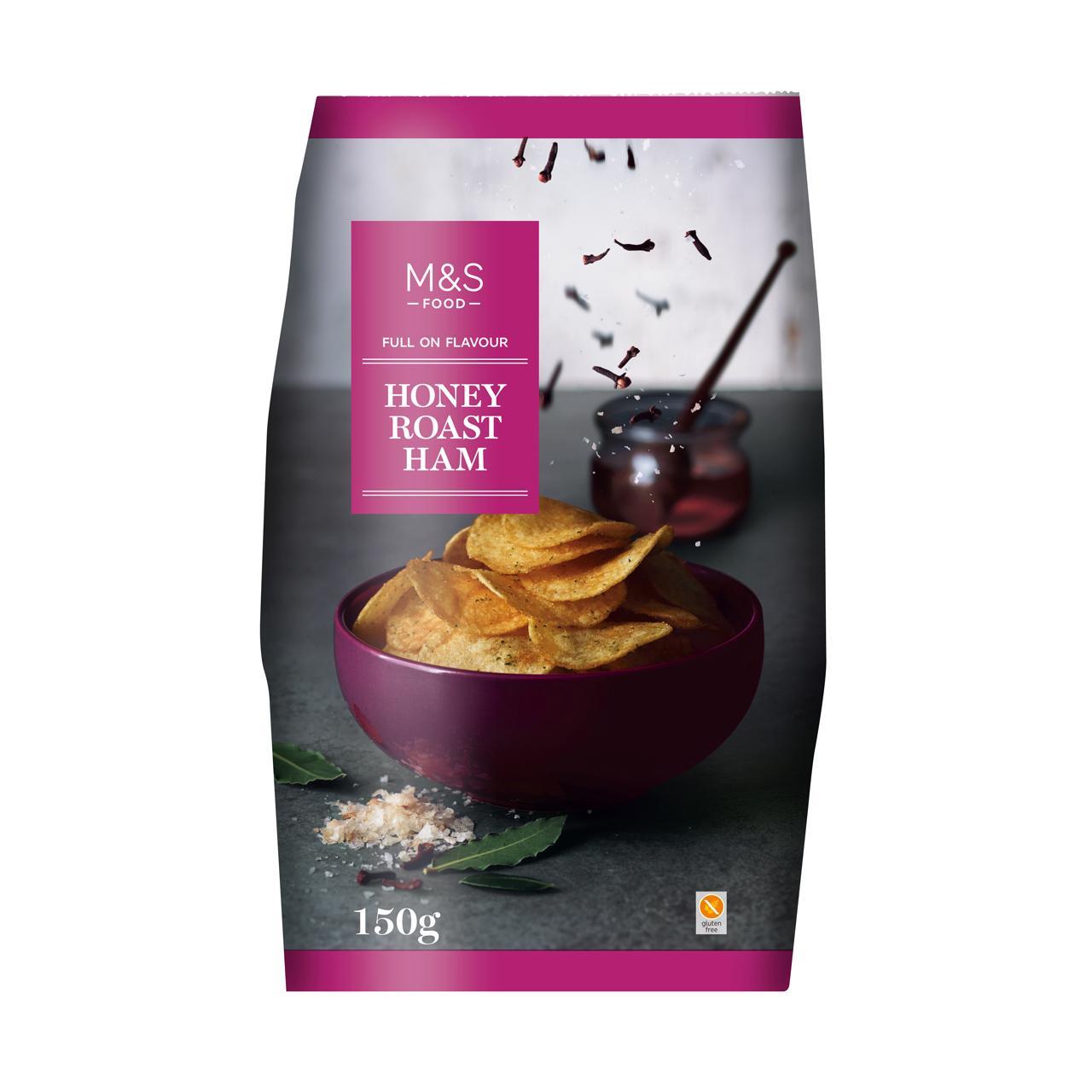 M&S Honey Roast Ham Flavour Crisps