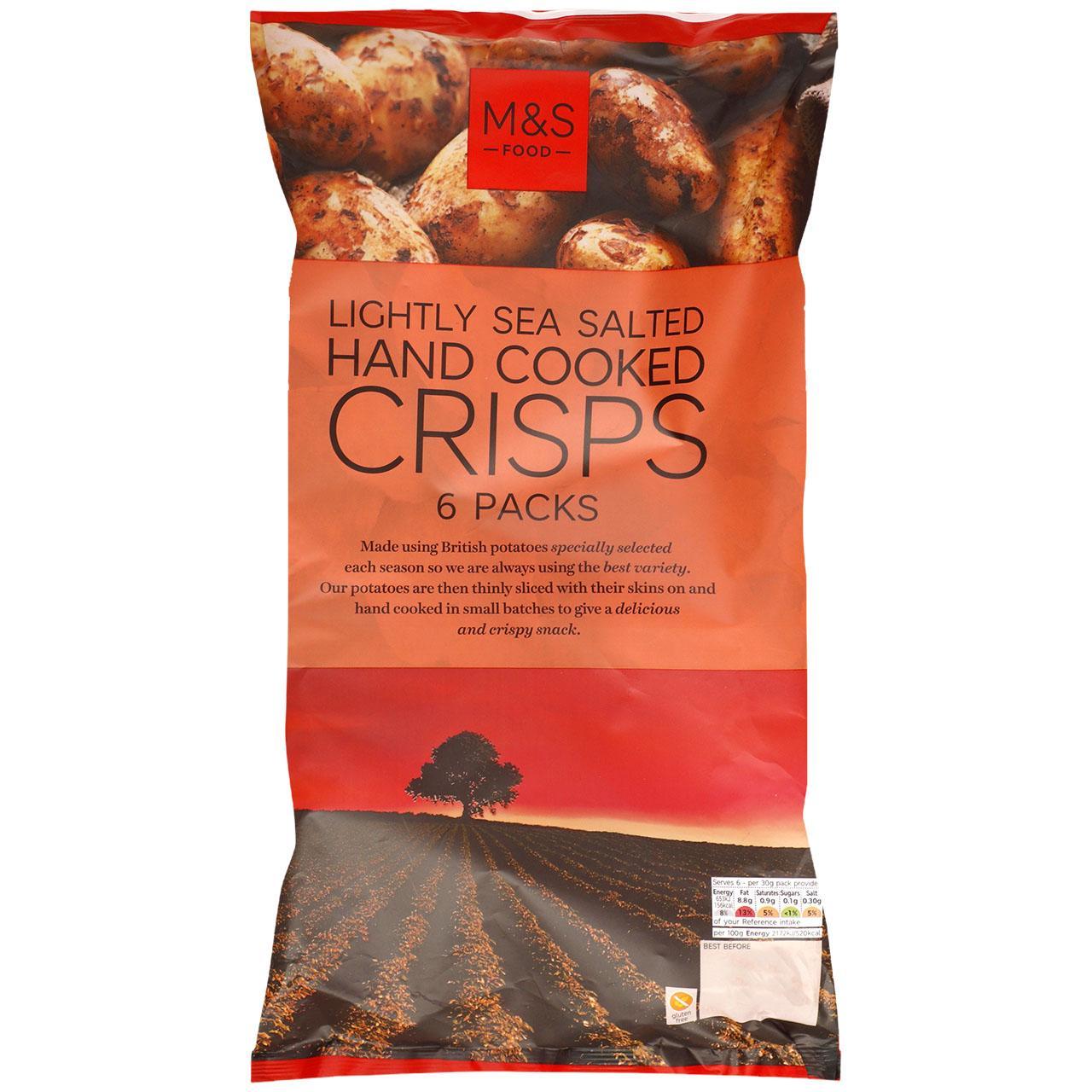 M&S Lightly Salted Crisps 30g x