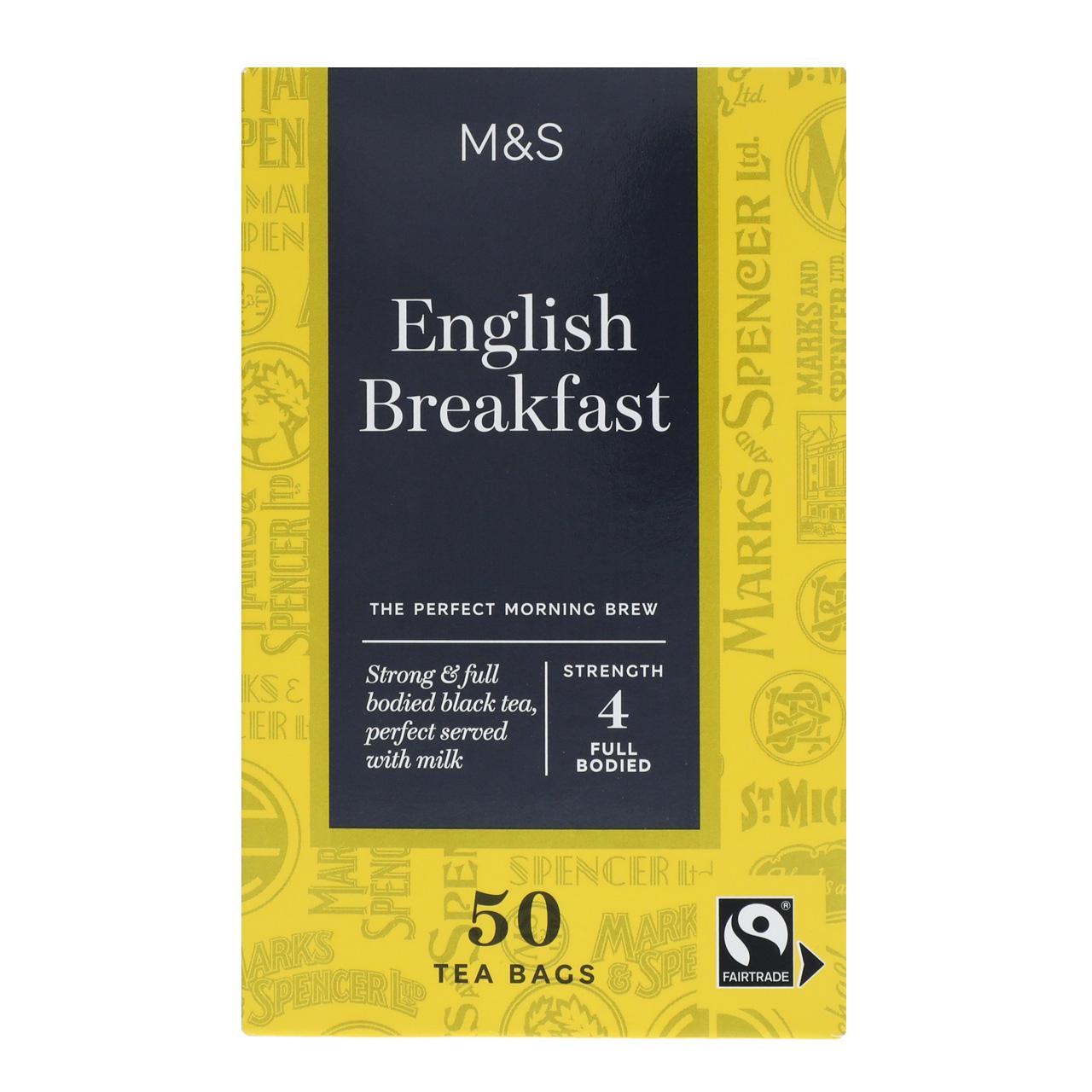 M&S Fairtrade English Breakfast Tea Bags