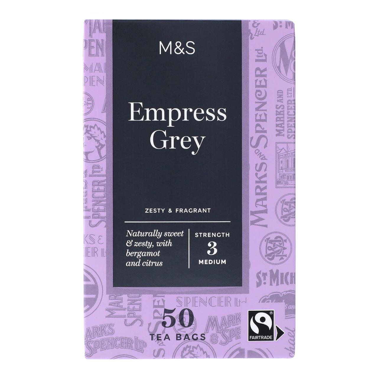 M&S Fairtrade Empress Grey Tea Bags