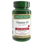 Nature's Bounty Vitamin D3 Tablets 25mg x100