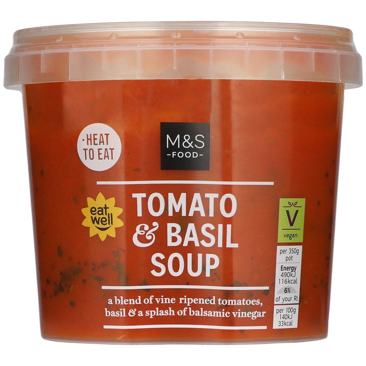 M&S Tomato & Basil Soup