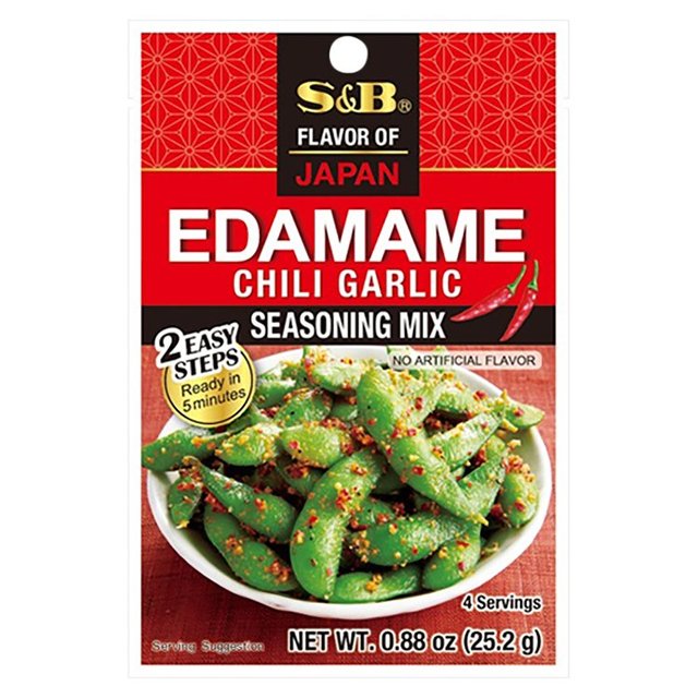 S&B Edamame Chilli Garlic Seasoning Mix  25.2g