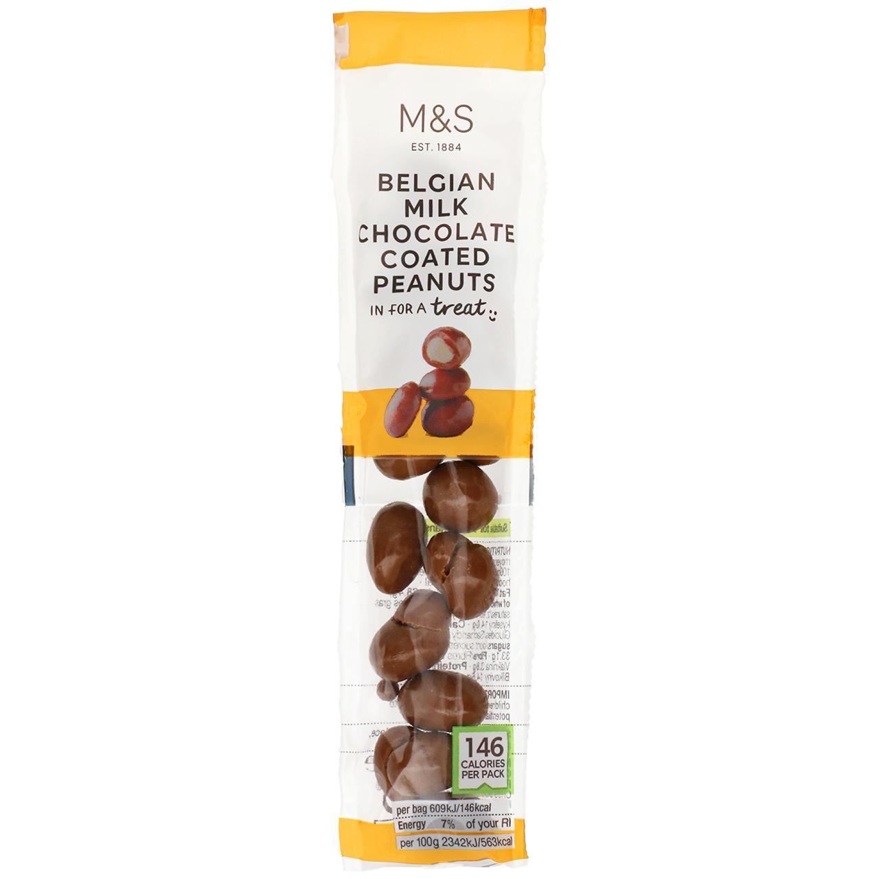 M&S Belgian Milk Chocolate Coated Peanuts