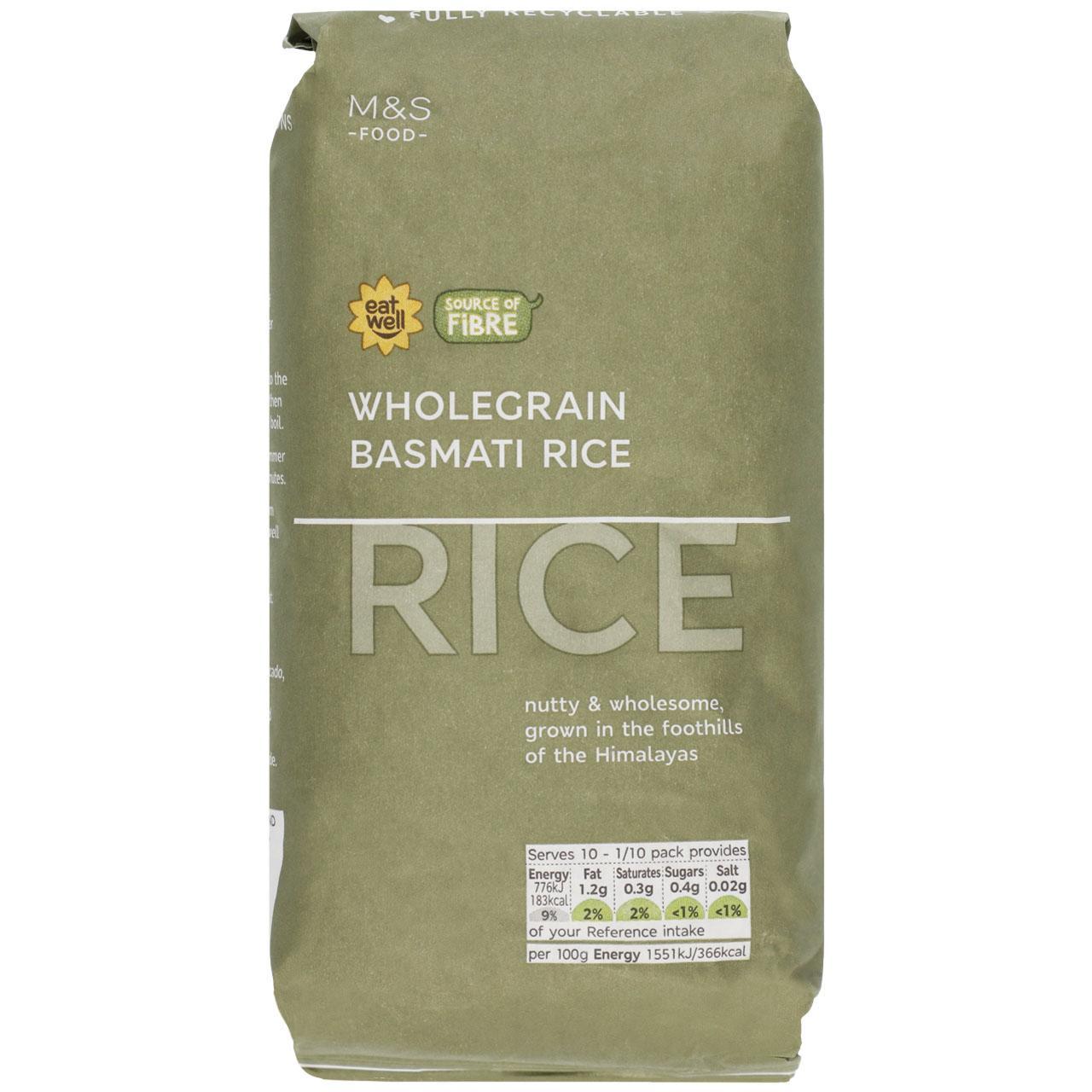 M&S Basmati Wholegrain Rice