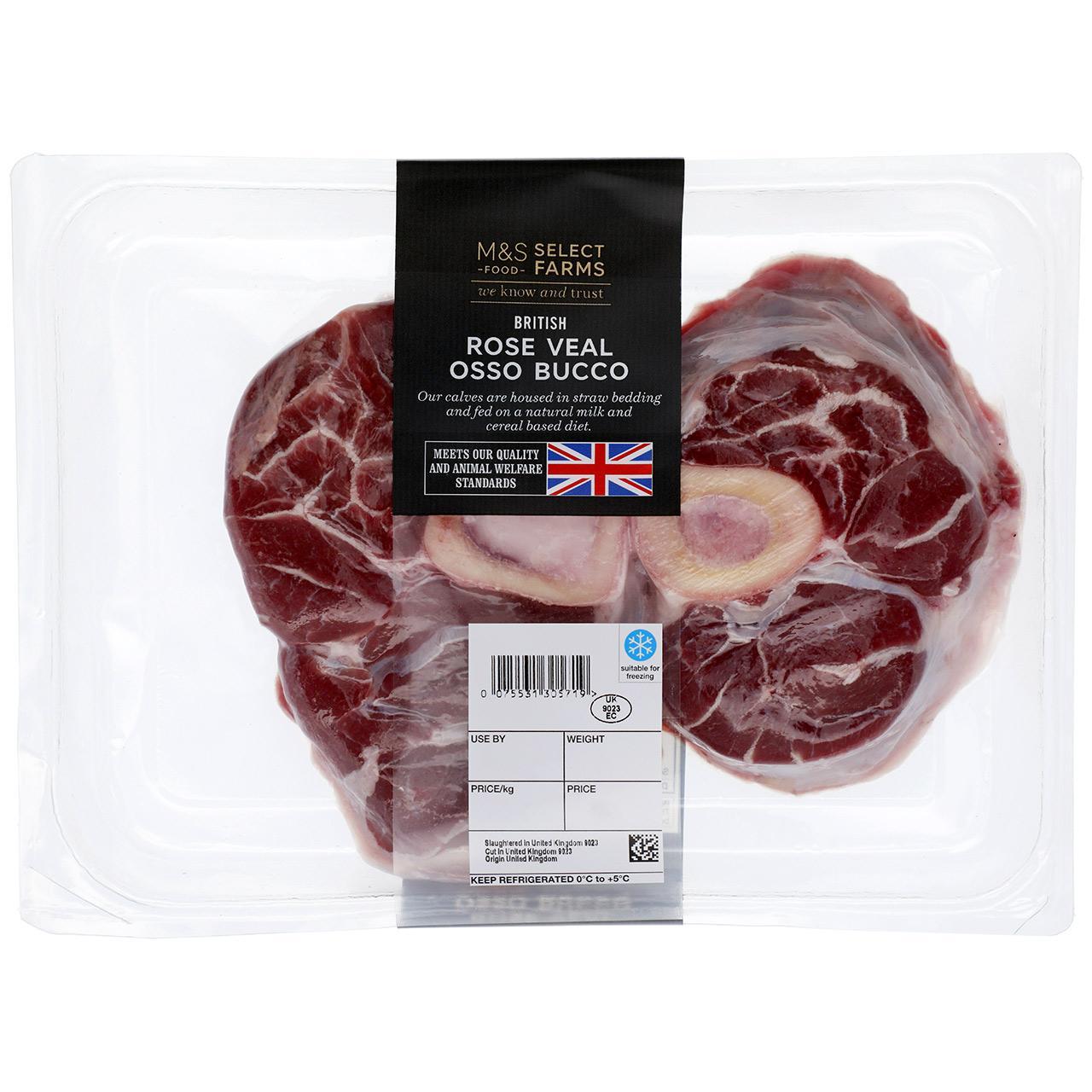 M&S Select Farms British Rose Veal Osso Bucco