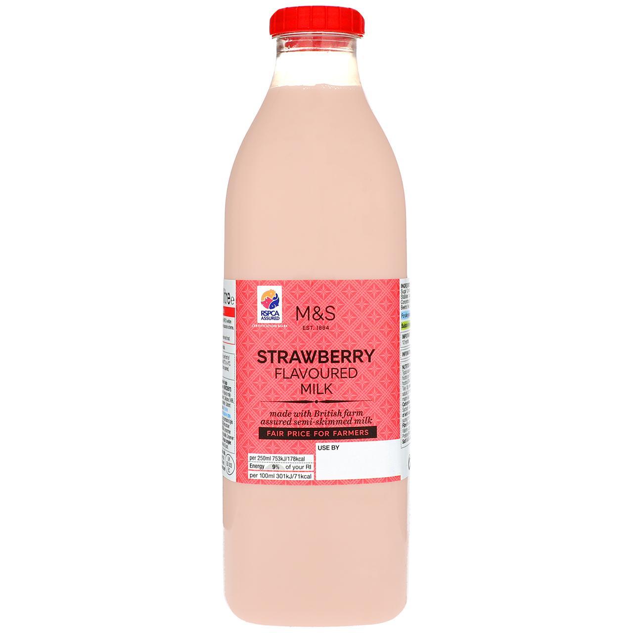 M&S Strawberry Flavoured Milk