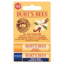 Burt's Bees 2 Pack 100% Natural Lip Balm Beeswax & Vanilla 8.5G