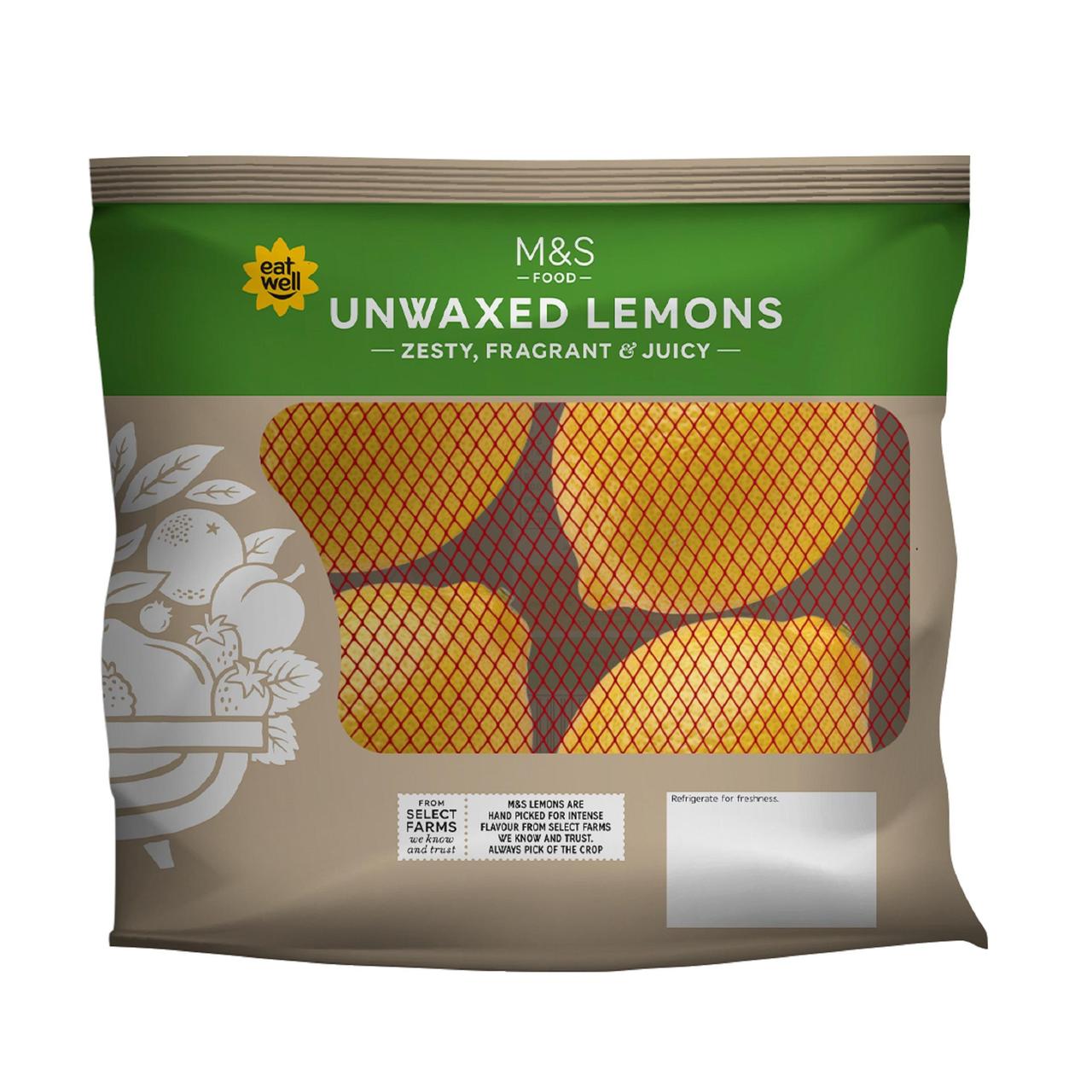 M&S Unwaxed Lemons