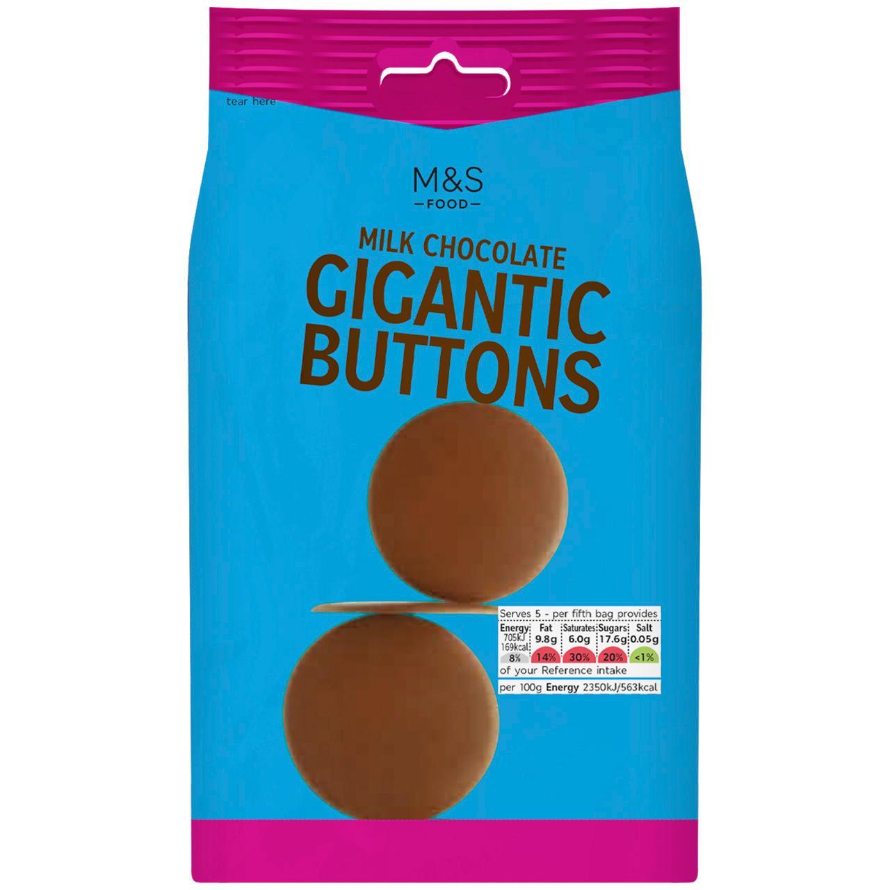 M&S Milk Chocolate Gigantic Buttons