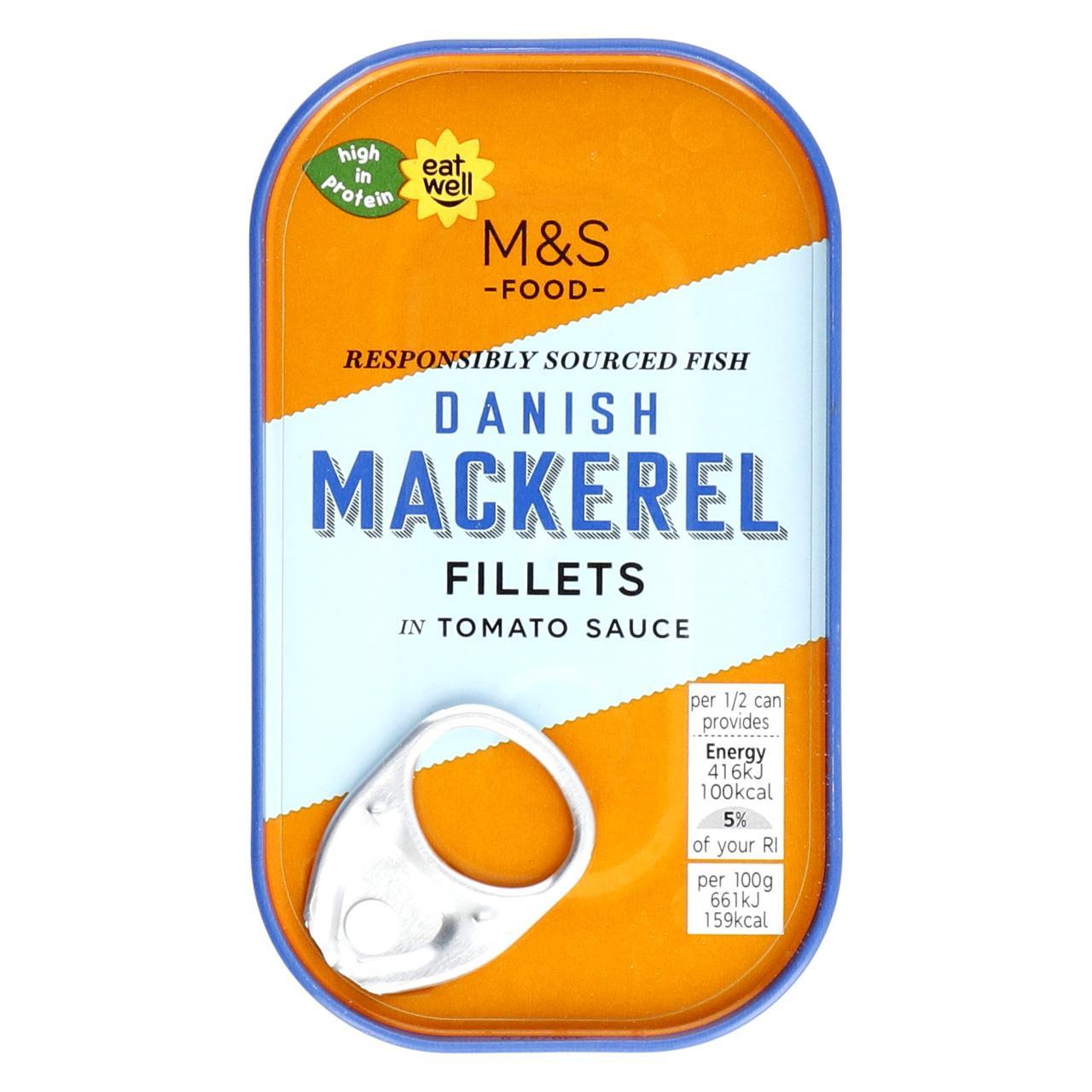 M&S Danish Mackerel Fillets in Tomato Sauce