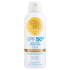 Bondi Sands Fragrance Free Water Resistant Spray Spf50 193ml