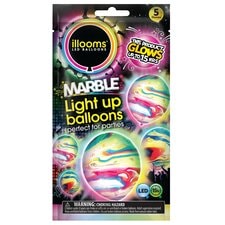 Illooms Marble Balloons - 5 Pack