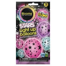 Illoom Coloured Stars Light Up 5 Pack