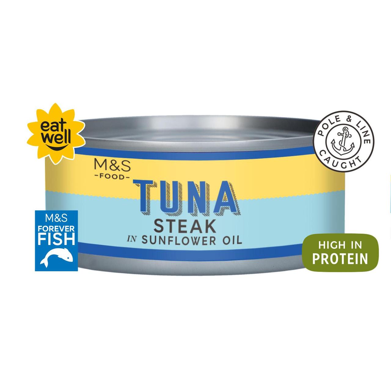 M&S Tuna Steak in Sunflower Oil