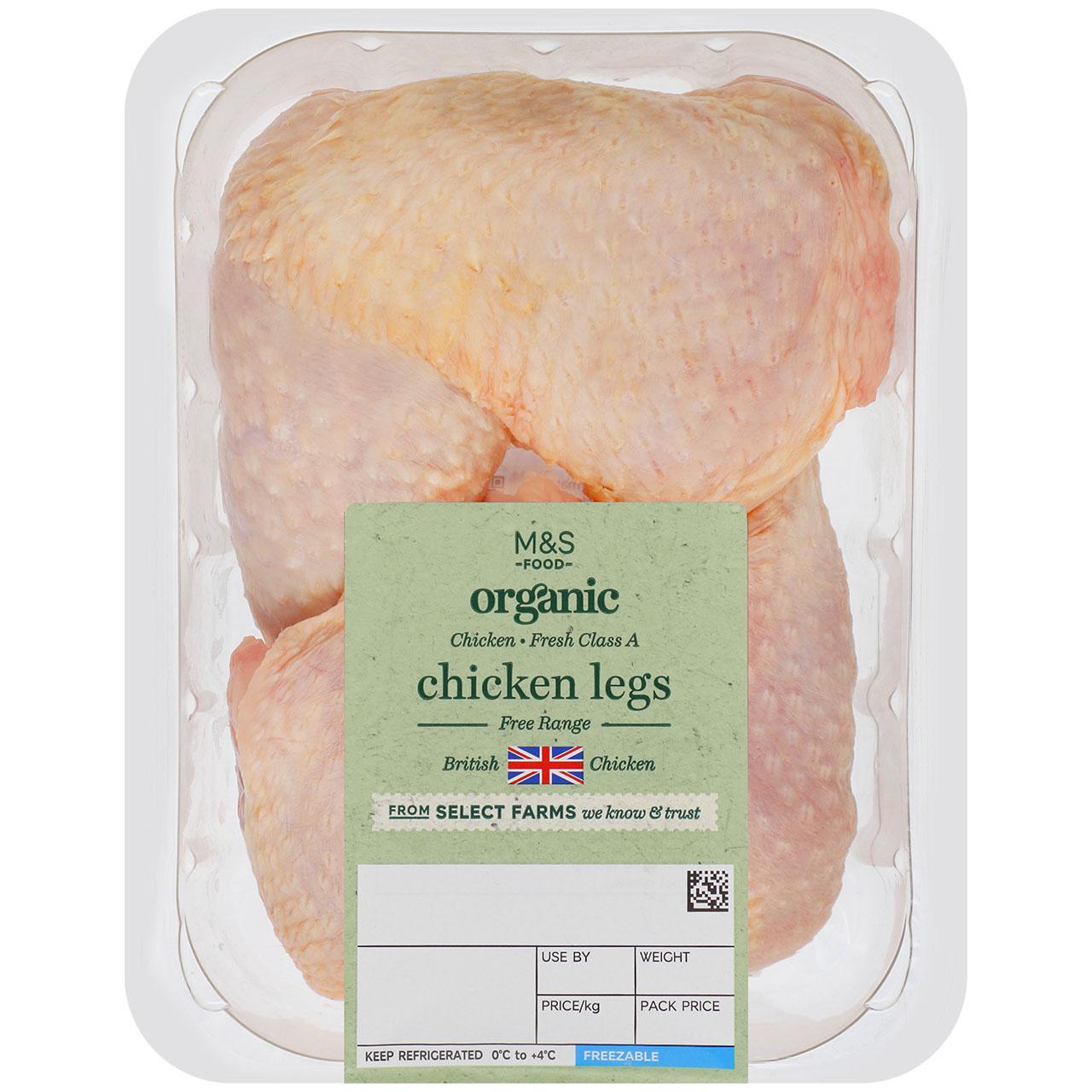 M&S Organic Free Range Chicken Legs