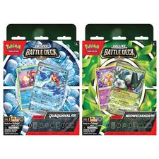 Pokemon TCG: Meowscarada ex or Quaquaval ex Deluxe Battle Deck