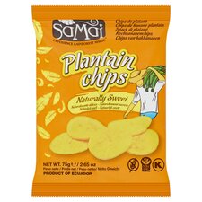 Samai Sweet Plantain Chips 75G