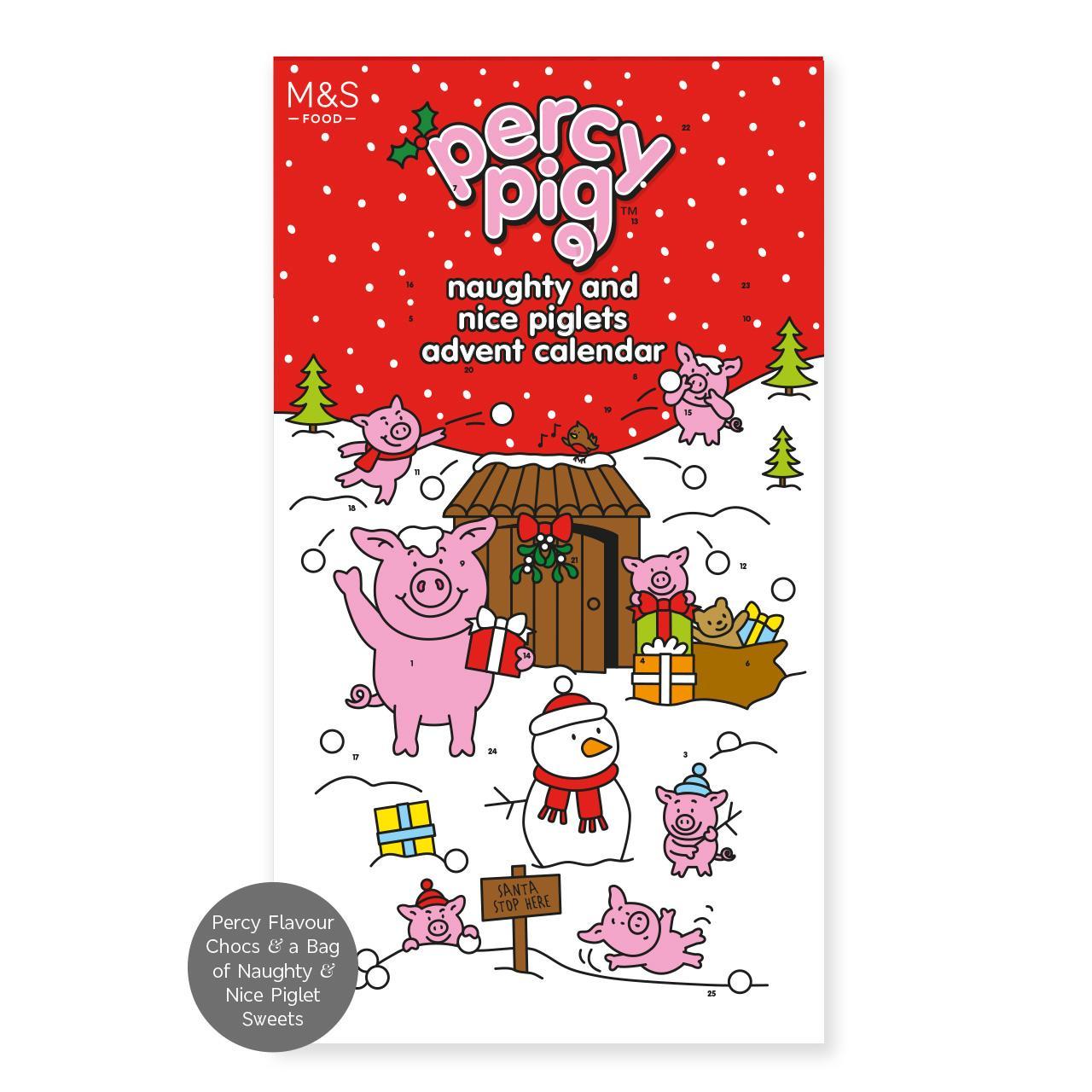 M&S Percy Pig Milk Chocolate Advent Calendar