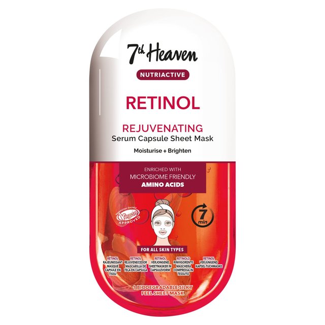 7th Heaven Nutri Active Retinol Sheet Mask 