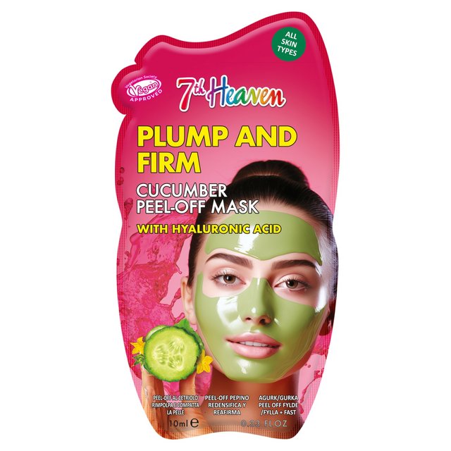 7th Heaven Cucumber Peel-Off Mask With Hyaluronic Acid 