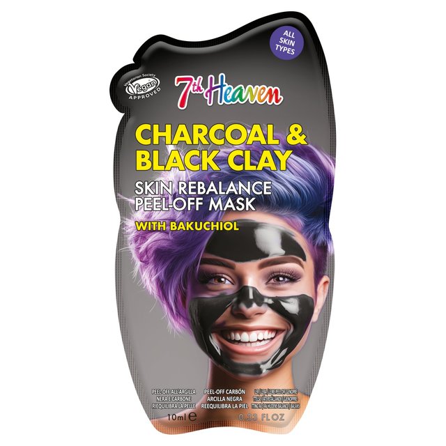 7th Heaven Charcoal Clay Peel-Off With Bakuchiol 10ml