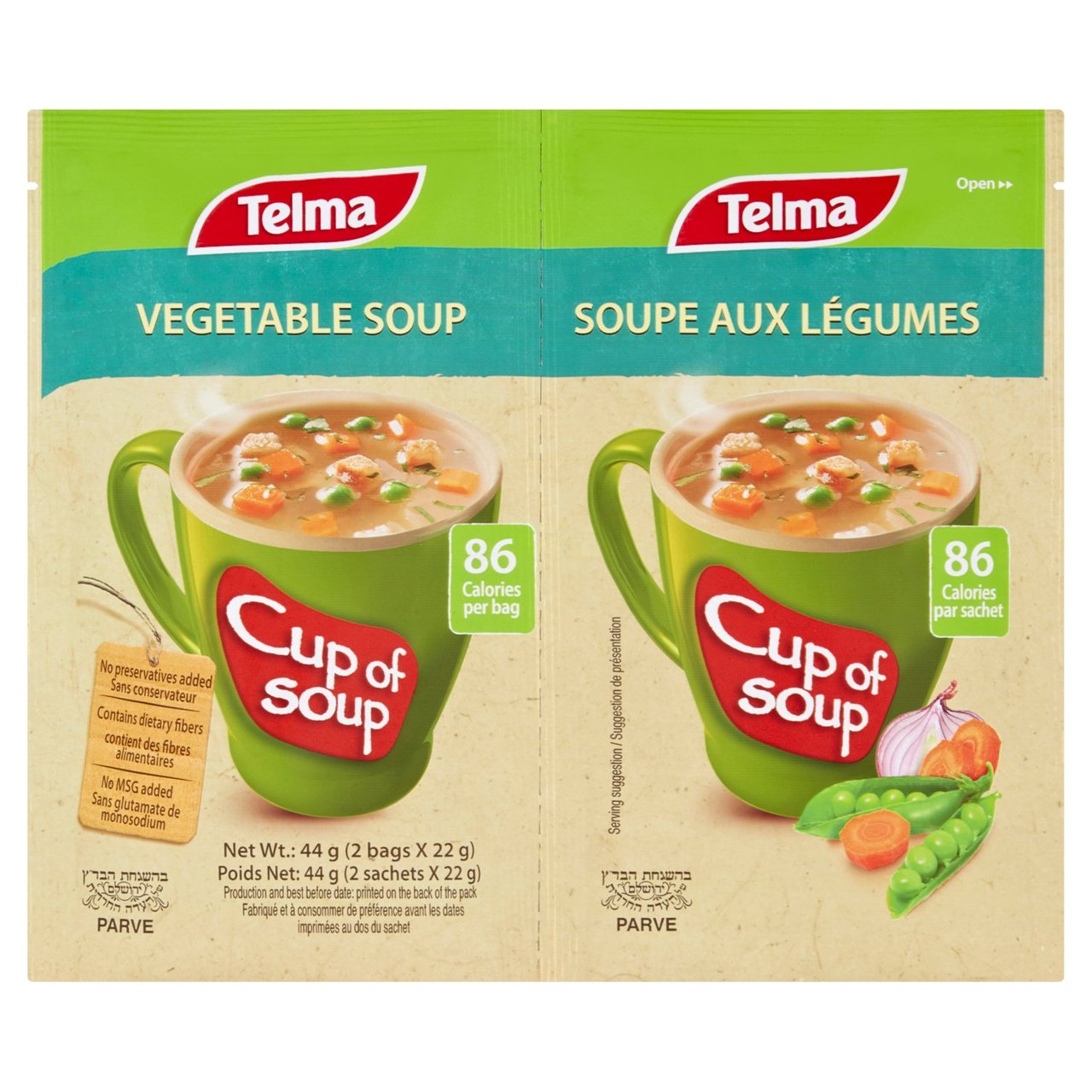 Telma Cup of Soup Vegetable with croutons