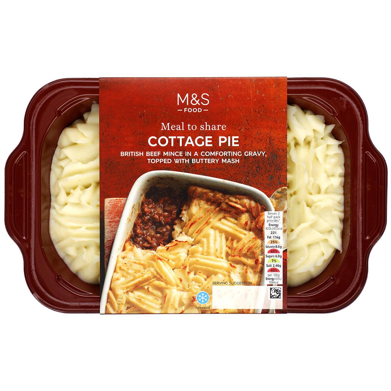 M&S Cottage Pie Meal to Share