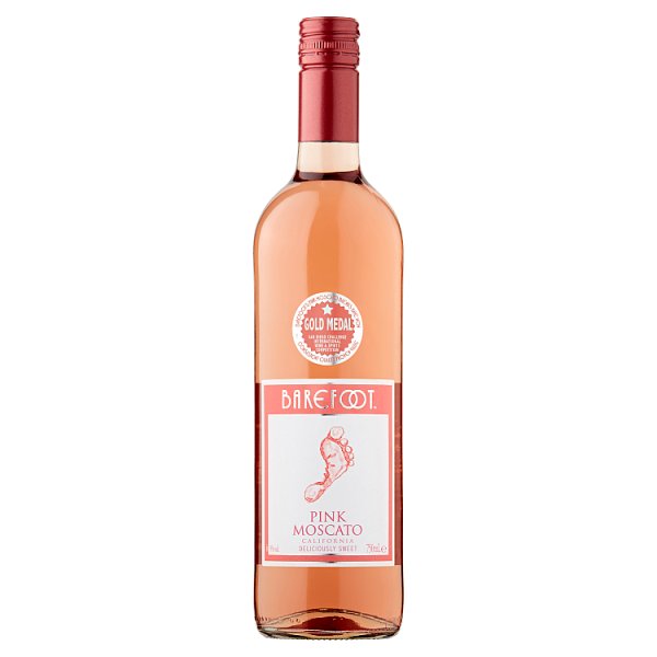 Barefoot Pink Moscato Rose Wine 75cl