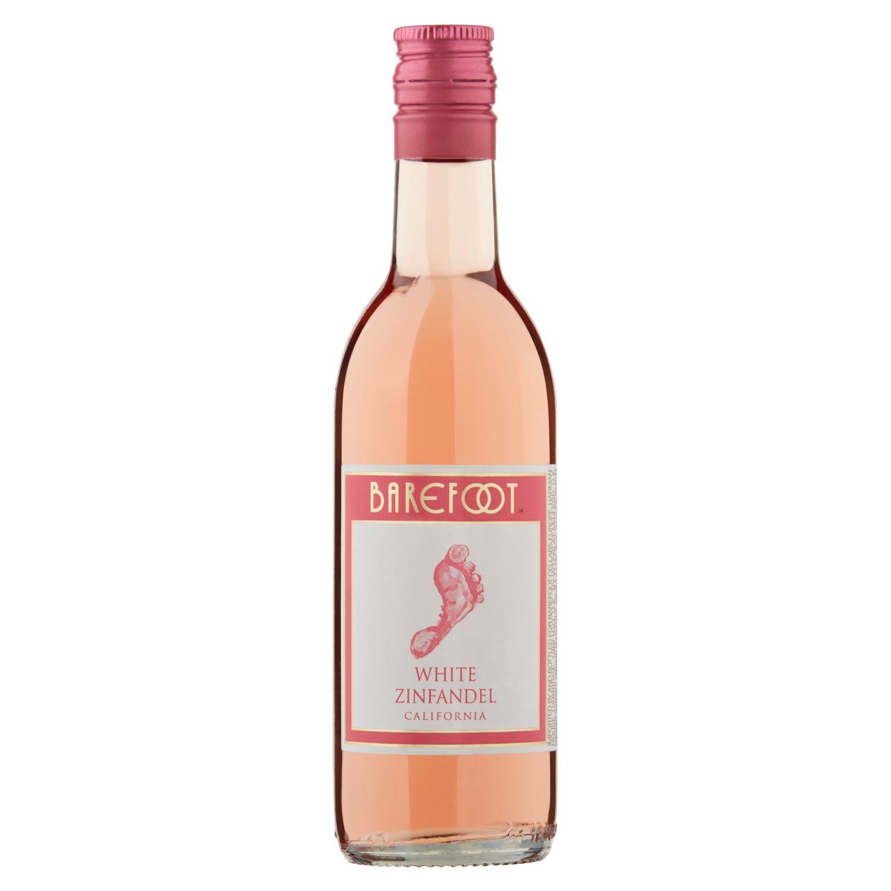 Barefoot White Zinfandel Rose Wine 187ml