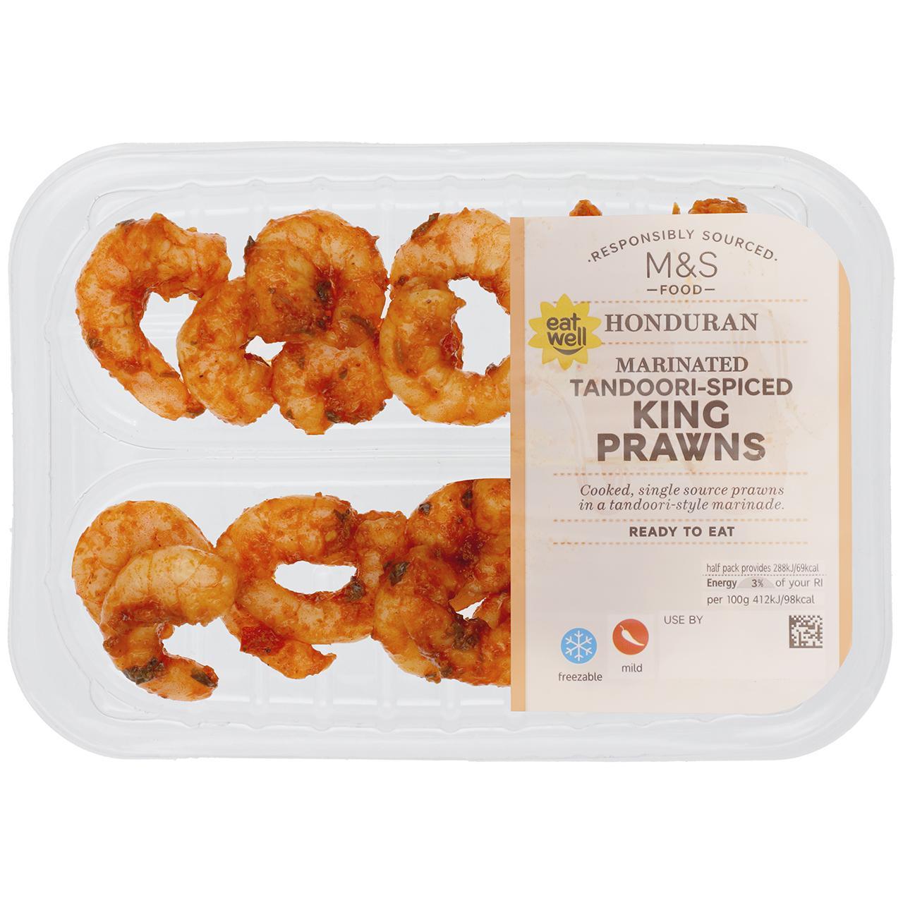 M&S Marinated Tandoori Style King Prawns